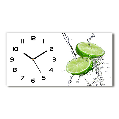 Horloge horizontale en verre Eau de concombre