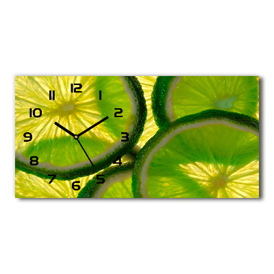 Horloge murale horizontale Chaux