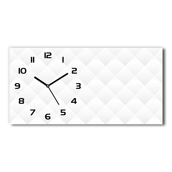 Horloge rectangulaire horizontale Structure abstraite