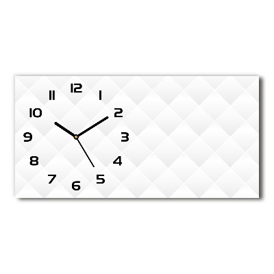 Horloge rectangulaire horizontale Structure abstraite