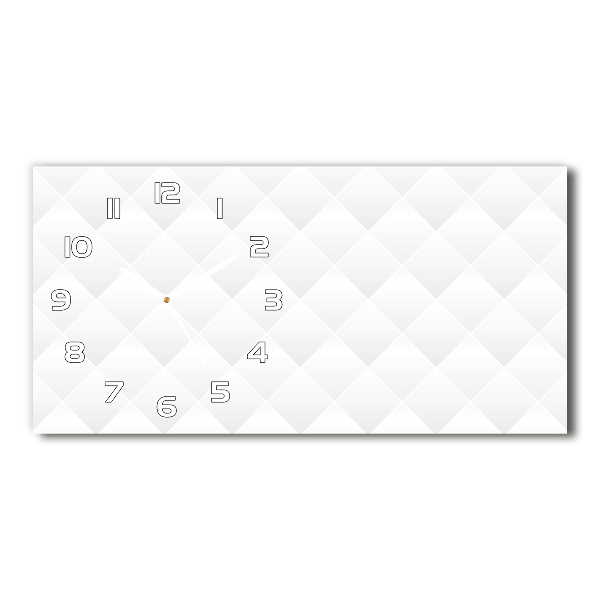 Horloge rectangulaire horizontale Structure abstraite
