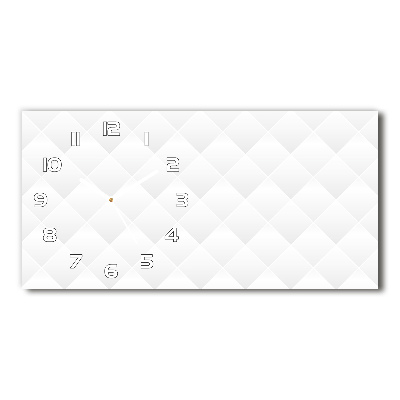 Horloge rectangulaire horizontale Structure abstraite
