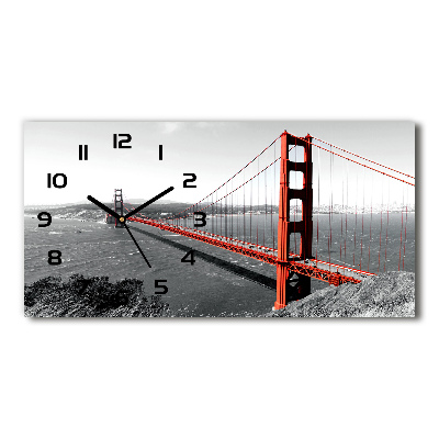 Horloge murale horizontale Pont de San Francisco