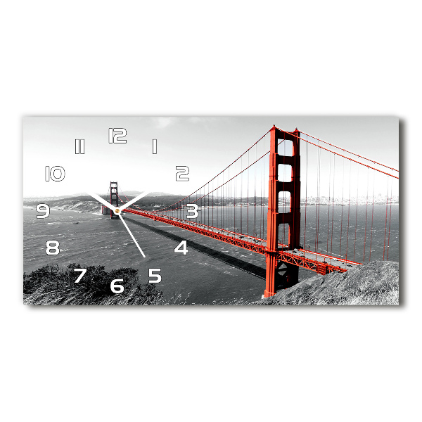 Horloge murale horizontale Pont de San Francisco