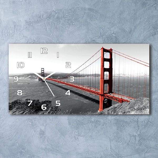 Horloge murale horizontale Pont de San Francisco