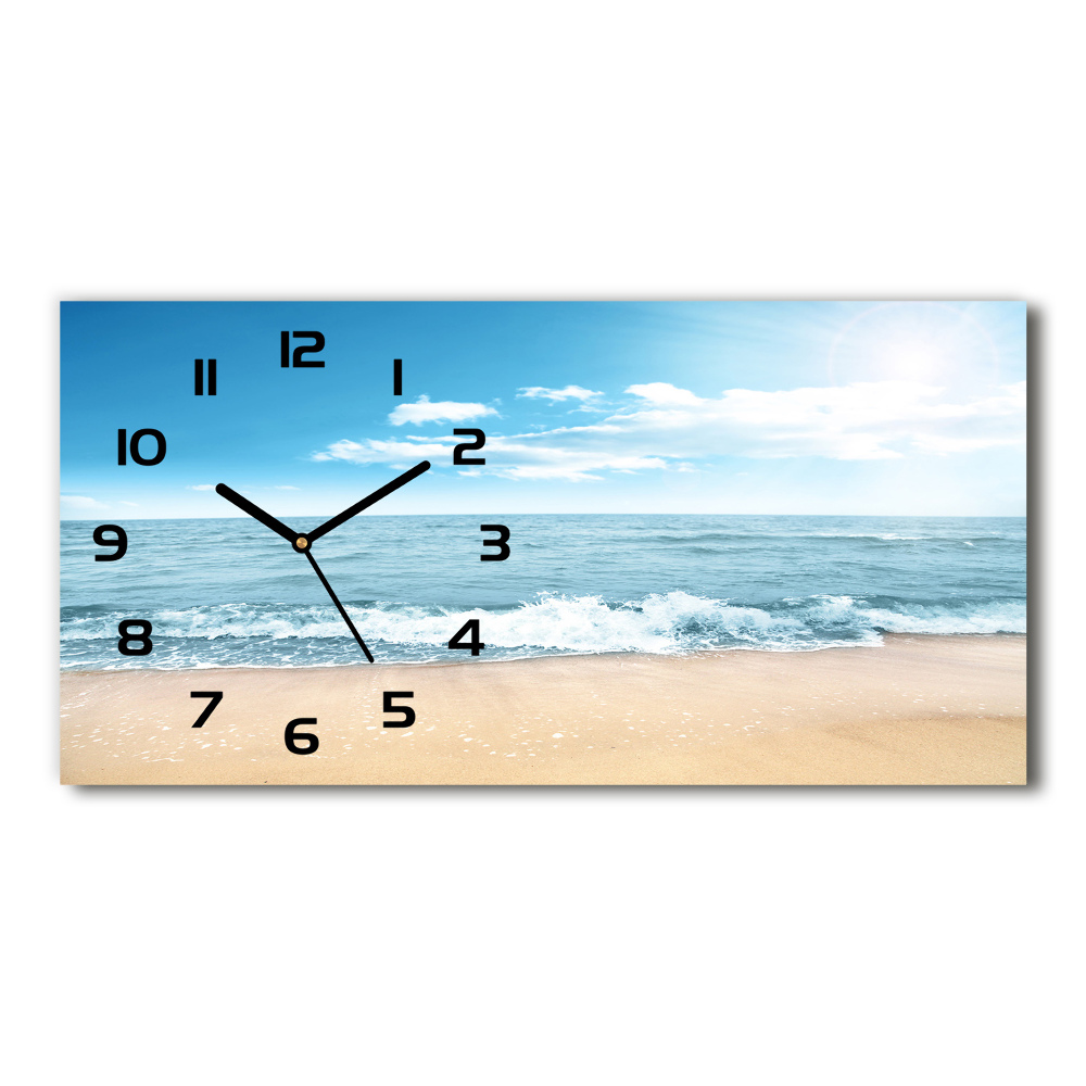 Horloge horizontale Plage