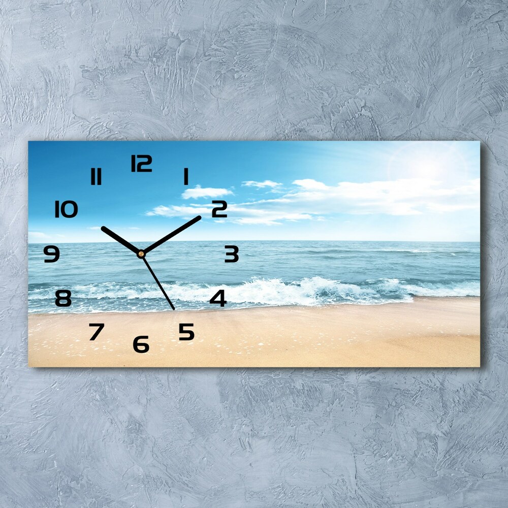 Horloge horizontale Plage