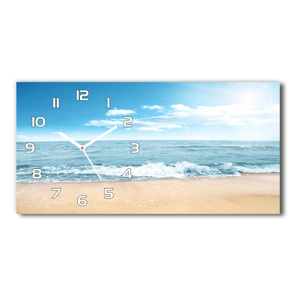 Horloge horizontale Plage