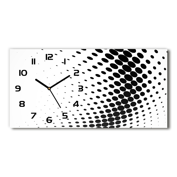 Horloge rectangulaire horizontale Art géométrique