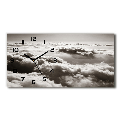 Horloge horizontale Nuages vus du ciel