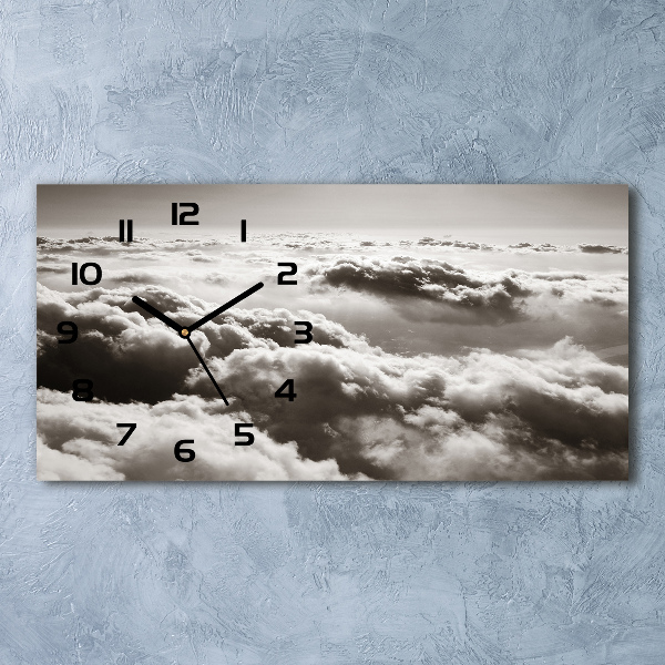 Horloge horizontale Nuages vus du ciel