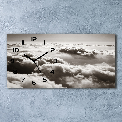 Horloge horizontale Nuages vus du ciel