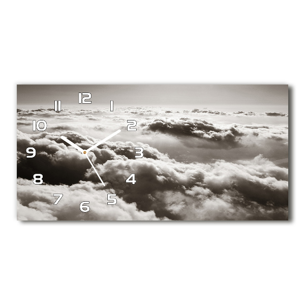 Horloge horizontale Nuages vus du ciel