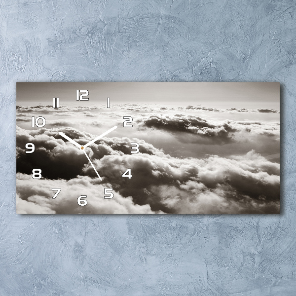 Horloge horizontale Nuages vus du ciel