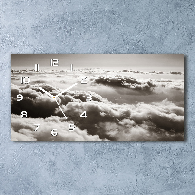 Horloge horizontale Nuages vus du ciel