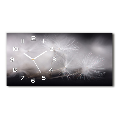 Horloge rectangulaire horizontale Graines de pissenlit