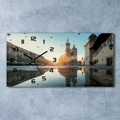 Horloge horizontale Cracovie Pologne