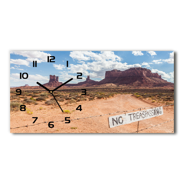 Horloge rectangulaire horizontale Arizona USA
