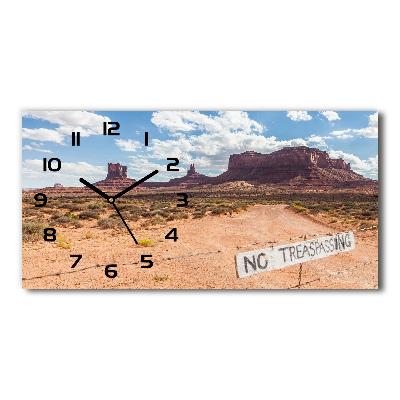 Horloge rectangulaire horizontale Arizona USA