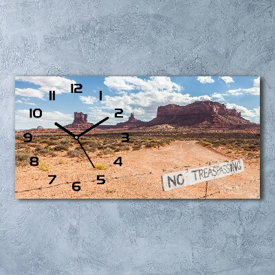 Horloge rectangulaire horizontale Arizona USA