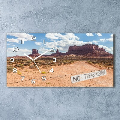 Horloge rectangulaire horizontale Arizona USA