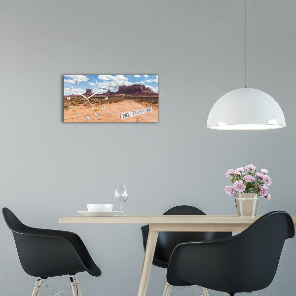 Horloge rectangulaire horizontale Arizona USA