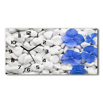 Horloge murale horizontale Hortensia