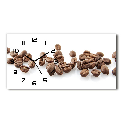 Horloge horizontale Grains de café