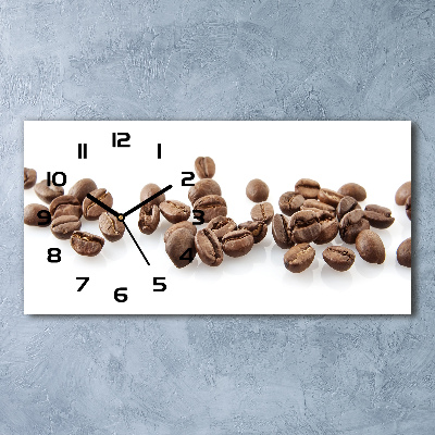 Horloge horizontale Grains de café