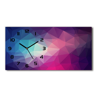 Horloge horizontale Structure abstraite