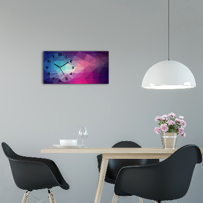 Horloge horizontale Structure abstraite
