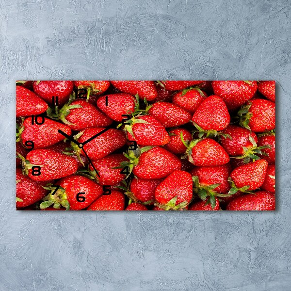 Horloge horizontale Fraises