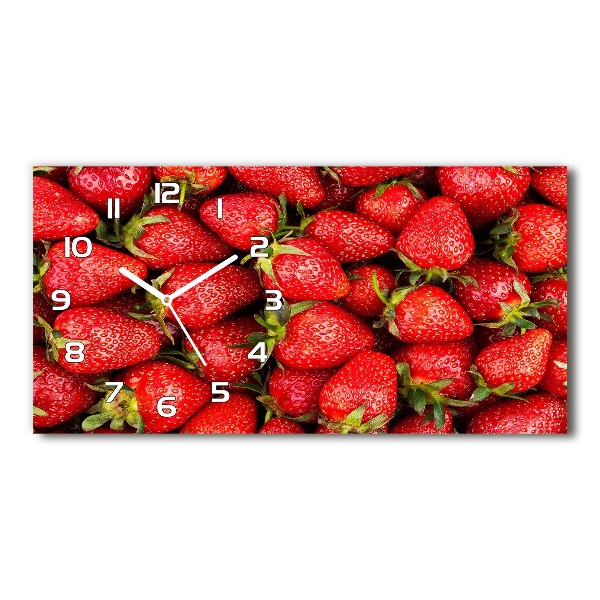 Horloge horizontale Fraises