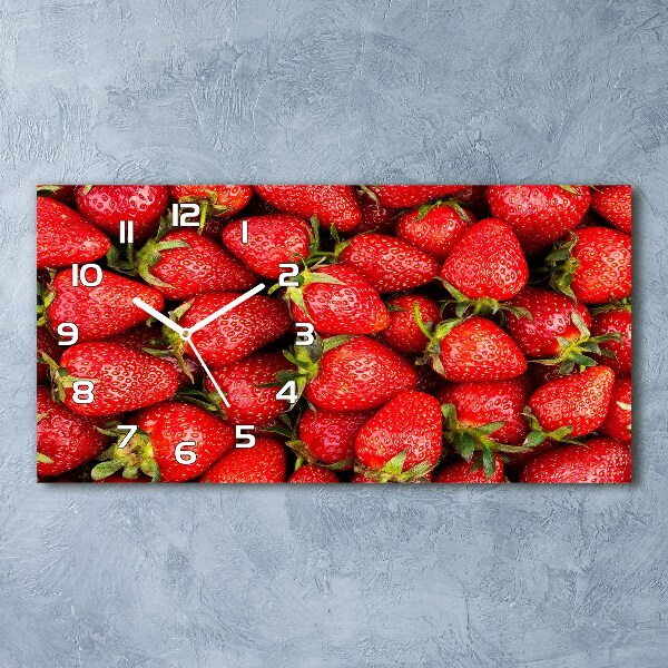 Horloge horizontale Fraises