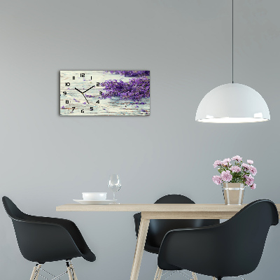 Horloge horizontale Lavande