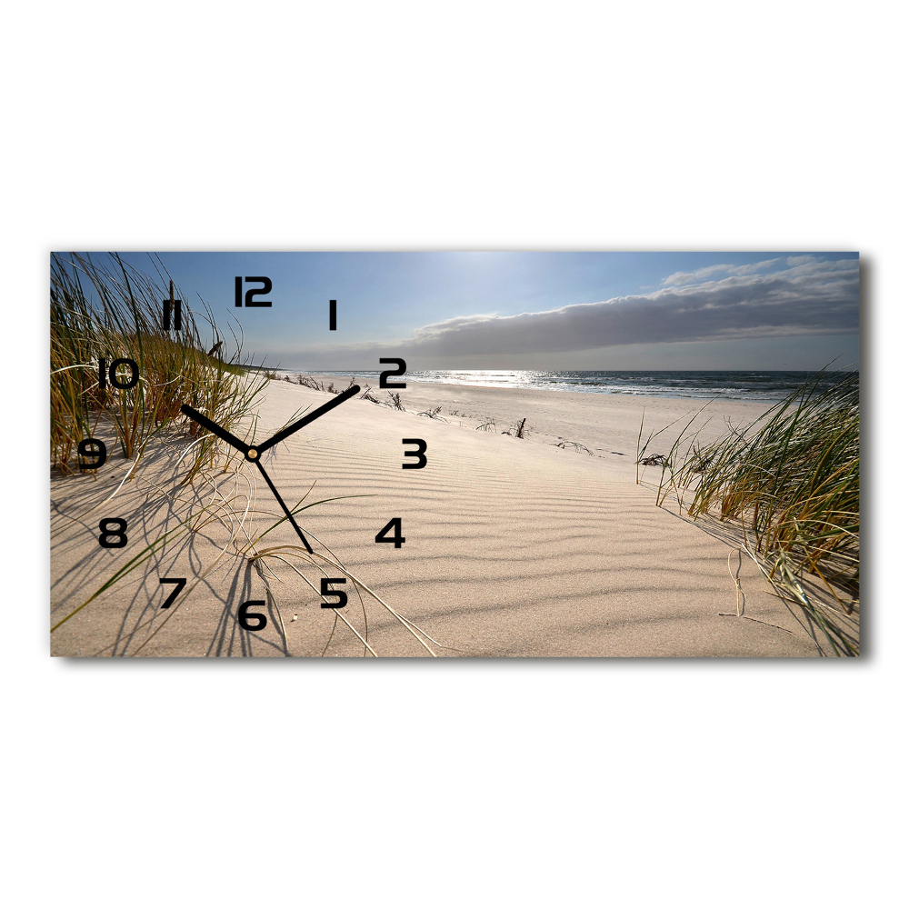 Horloge rectangulaire horizontale Plage de Mrzezyno