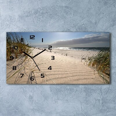 Horloge rectangulaire horizontale Plage de Mrzezyno