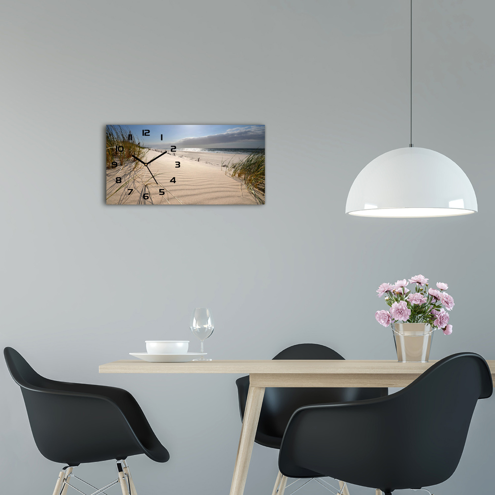 Horloge rectangulaire horizontale Plage de Mrzezyno