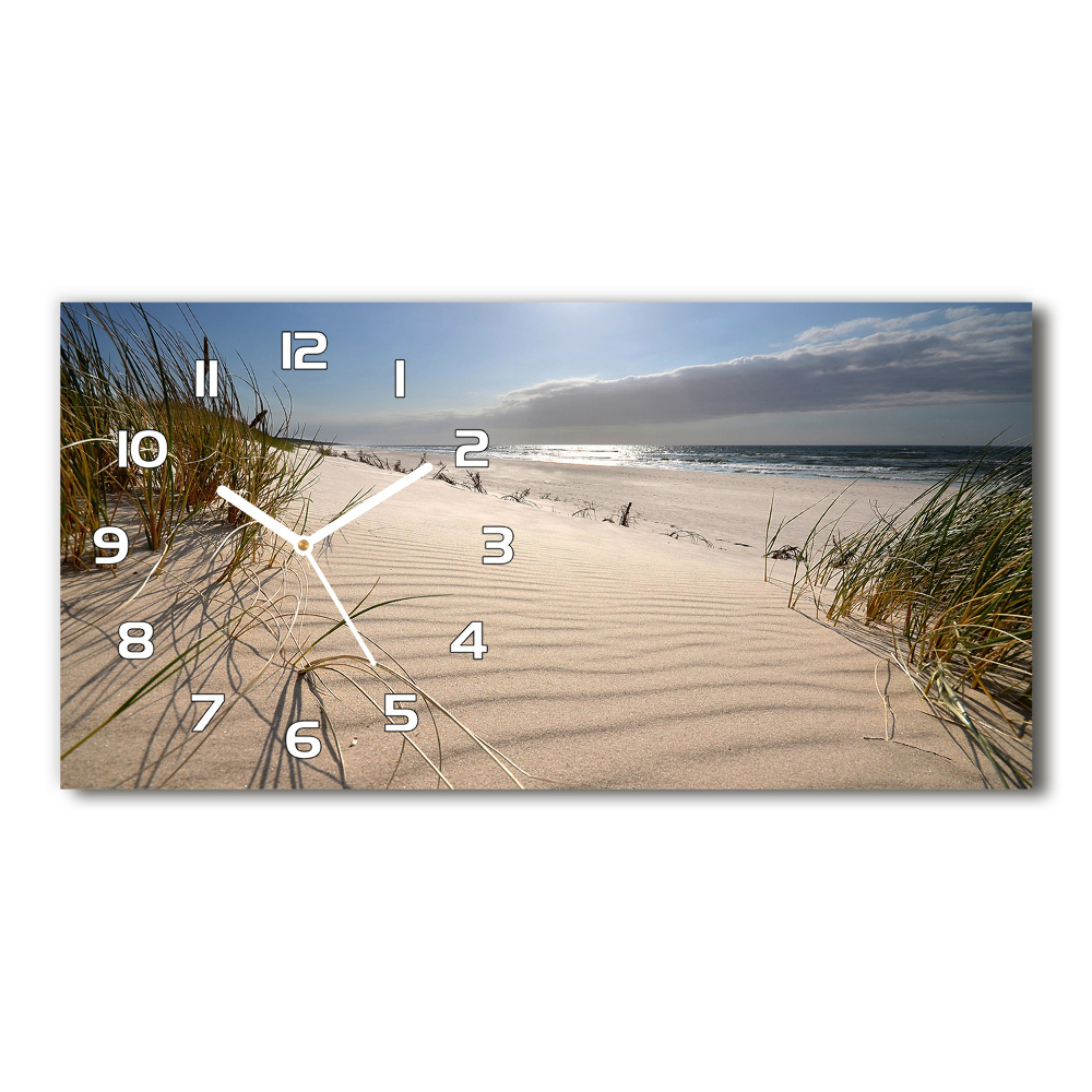 Horloge rectangulaire horizontale Plage de Mrzezyno