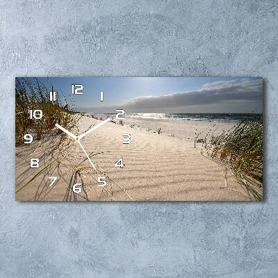 Horloge rectangulaire horizontale Plage de Mrzezyno