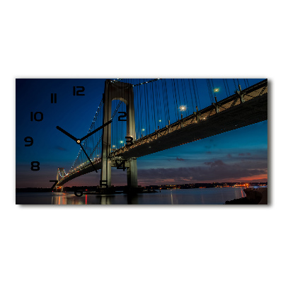 Horloge rectangulaire horizontale Pont de Brooklyn
