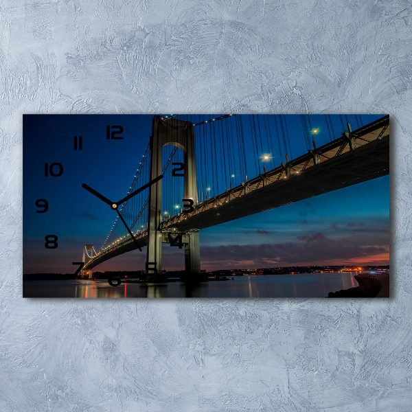 Horloge rectangulaire horizontale Pont de Brooklyn