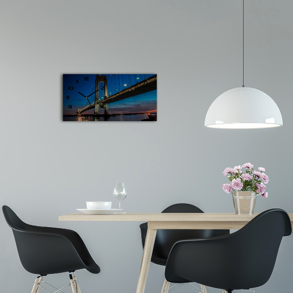 Horloge rectangulaire horizontale Pont de Brooklyn