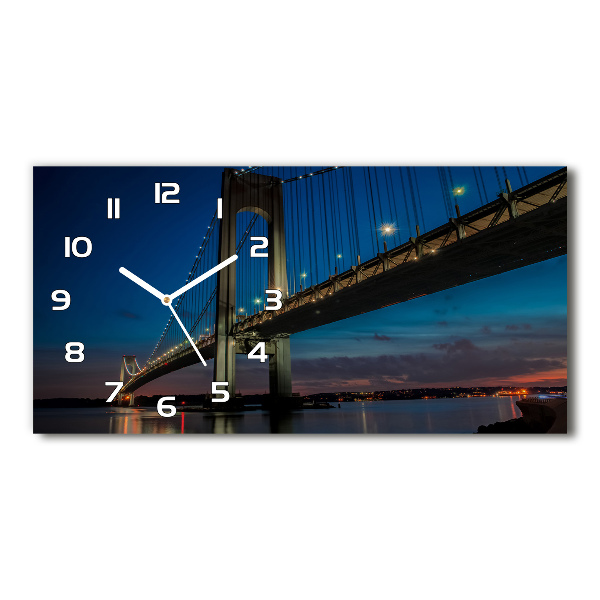 Horloge rectangulaire horizontale Pont de Brooklyn