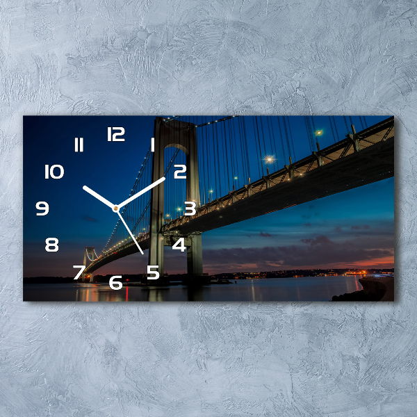 Horloge rectangulaire horizontale Pont de Brooklyn
