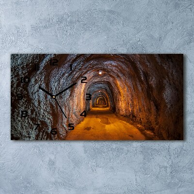 Horloge rectangulaire horizontale Tunnel souterrain