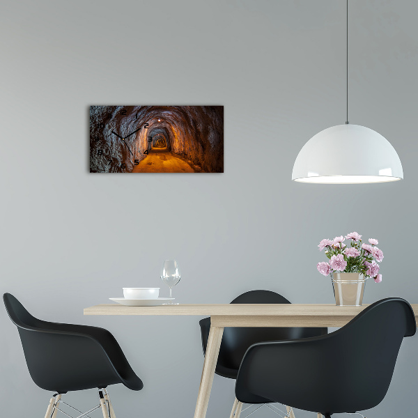 Horloge rectangulaire horizontale Tunnel souterrain