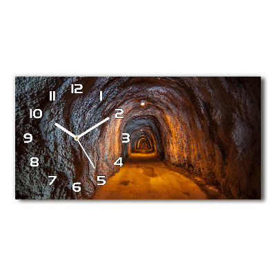 Horloge rectangulaire horizontale Tunnel souterrain