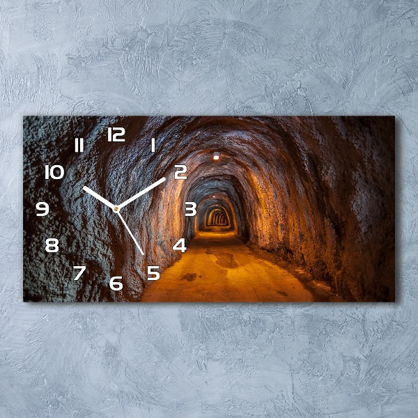 Horloge rectangulaire horizontale Tunnel souterrain