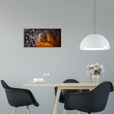 Horloge rectangulaire horizontale Tunnel souterrain